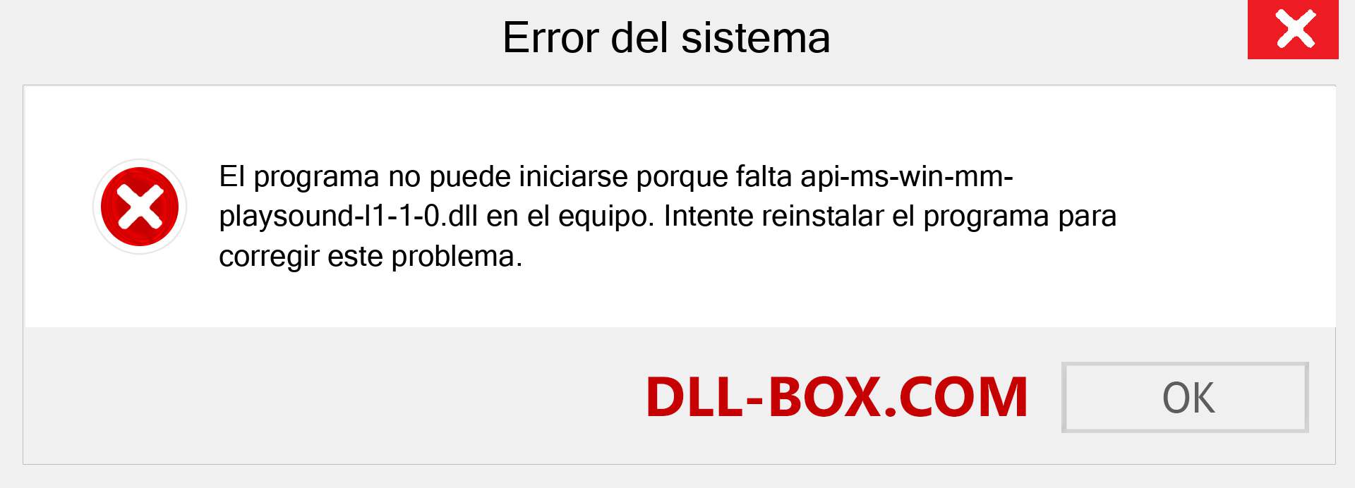 ¿Falta el archivo api-ms-win-mm-playsound-l1-1-0.dll ?. Descargar para Windows 7, 8, 10 - Corregir api-ms-win-mm-playsound-l1-1-0 dll Missing Error en Windows, fotos, imágenes