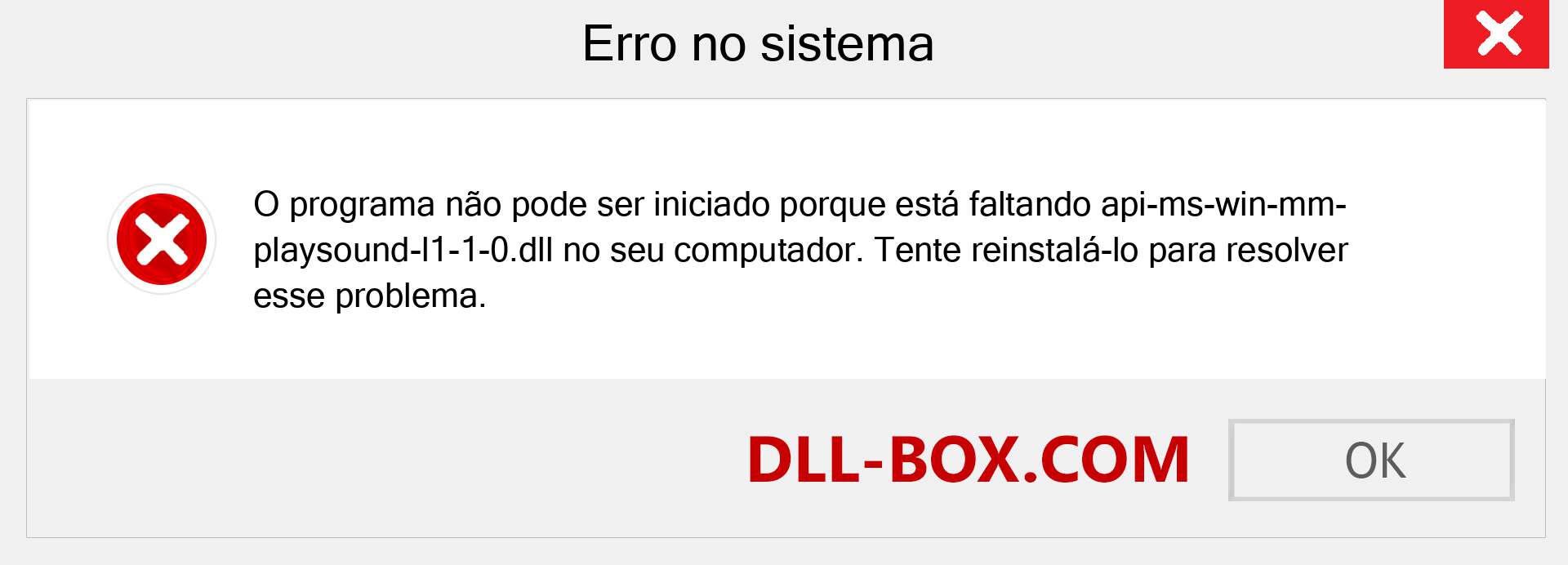 Arquivo api-ms-win-mm-playsound-l1-1-0.dll ausente ?. Download para Windows 7, 8, 10 - Correção de erro ausente api-ms-win-mm-playsound-l1-1-0 dll no Windows, fotos, imagens